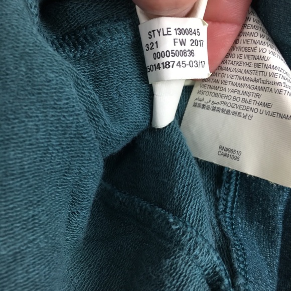 Under Armour Green Plush Terry Hoodie Size S - Picture 8 of 8